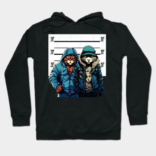 Usual Suspects Criminal Gangster Cats Hoodie